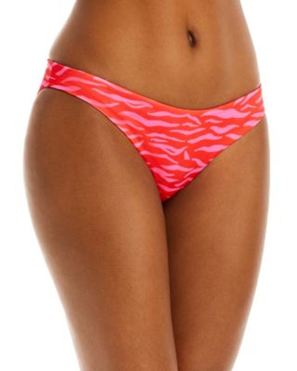 Peixoto Ladies Hot Pink & Orange Zebra Print "Bella" Bikini Bottoms, NWT
